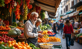 Giorgia Meloni durante i colloqui sui dazi con l'Ue e gli Stati Uniti