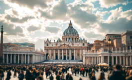 Papa Francesco durante la Domenica delle Palme 2023