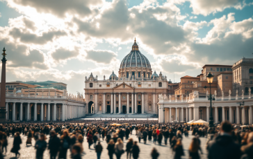 Papa Francesco durante la Domenica delle Palme 2023