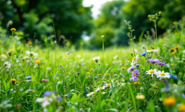 Aree verdi a Milano dedicate allo sfalcio ridotto