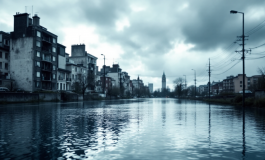 Immagine dei danni causati dal nubifragio a Varese