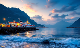 Nave Ocean Viking attraccata a Marina di Carrara con migranti