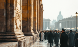 Folla rende omaggio a Papa Francesco in un momento emozionante