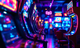 Immagine di una sala giochi deserta a Cesa