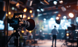 Paolo Bonolis durante un'improvvisazione televisiva