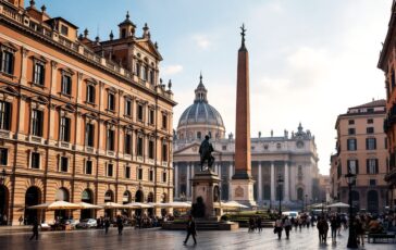 Papa Francesco durante un evento storico a Roma