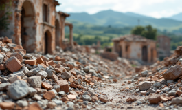 Papa Francesco durante la visita a San Pellegrino di Norcia