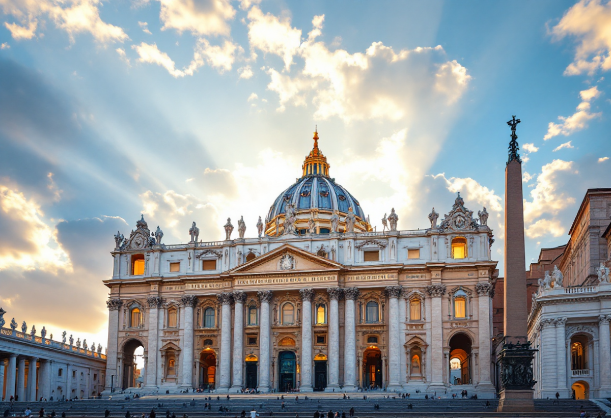 Papa Francesco visita a sorpresa la basilica di San Pietro