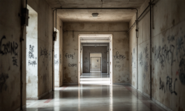 Papa Francesco durante la visita al carcere di Regina Coeli