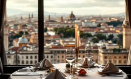 Giorgia Meloni e Javier Milei durante un pranzo a Roma