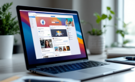 Utente che gestisce le impostazioni della privacy sui social