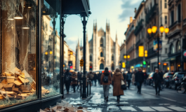 Manifestazione a Milano con tensioni e danni durante il corteo per Gaza
