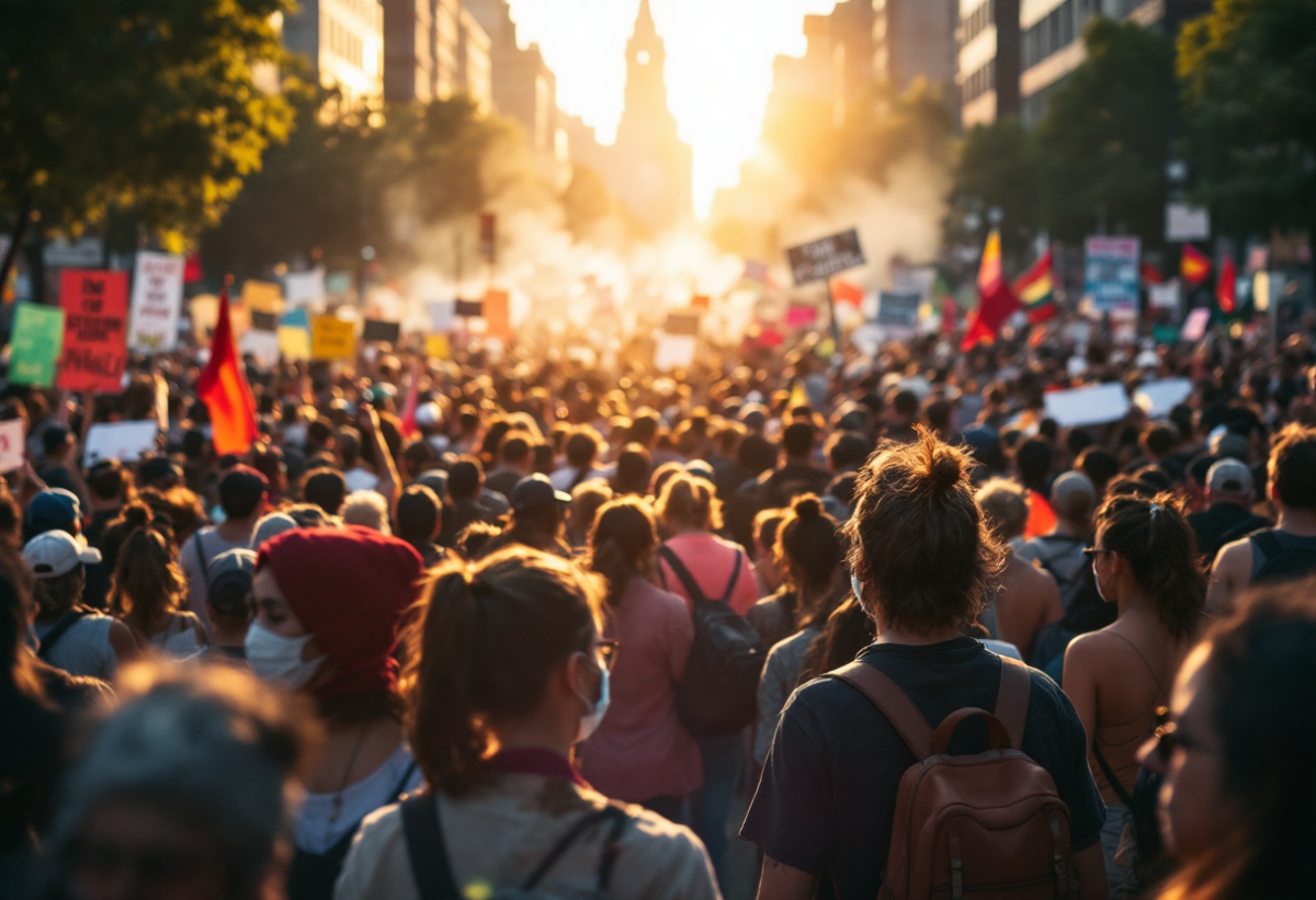 Proteste a Udine contro il divieto di proiezione di documentari russi