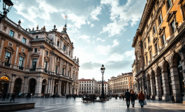 Re Carlo III durante la sua visita a Roma con leader italiani