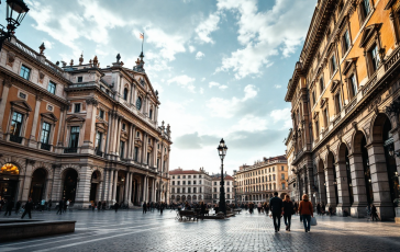Re Carlo III durante la sua visita a Roma con leader italiani