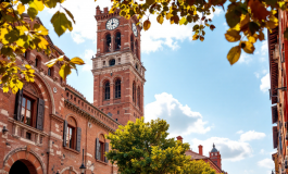 Reali britannici durante la visita a Ravenna per Dante