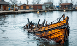 Veliero Bayesian durante l'operazione di recupero