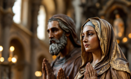 Statue storiche restituite alla Chiesa di San Lorenzo a Sauris