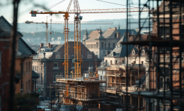 Centro storico di Visso in fase di rinascita post-terremoto