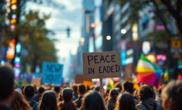 Rita De Crescenzo esprime un messaggio di pace