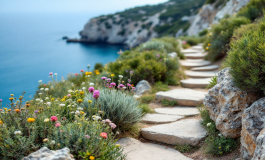 Rita De Crescenzo con il suo seguito a Peschici per Pasqua