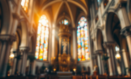 Cardinale Becciu durante il ritiro dal Conclave 2025