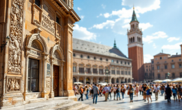 Il Papa sorridente durante un evento pubblico