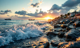 Sbarco di migranti a Lampedusa durante la crisi umanitaria