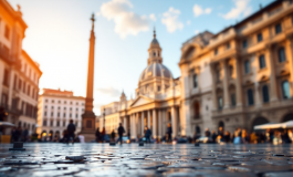 Forze dell'ordine in azione a Roma per il conclave