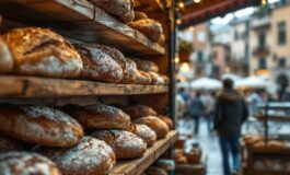 Lorenza Roiati in un evento di solidarietà antifascista ad Ascoli Piceno