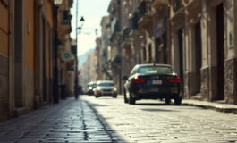 Auto colpita da colpi di arma da fuoco a Foggia