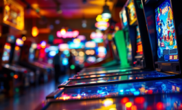 Immagine di una sala giochi dopo la sparatoria a Cesa