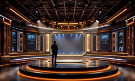 Stefano De Martino durante la conduzione di Stasera Tutto è Possibile