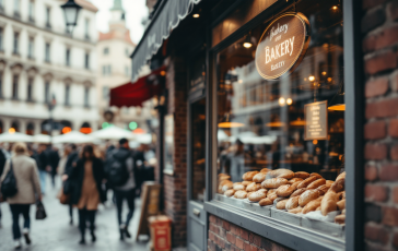 Manifestazione antifascista davanti a una panetteria ad Ascoli Piceno