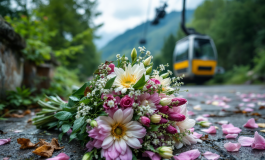 Immagine della funivia del Monte Faito dopo la tragedia