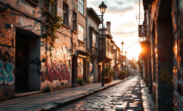 Immagine di una tragedia familiare con un padre e un figlio