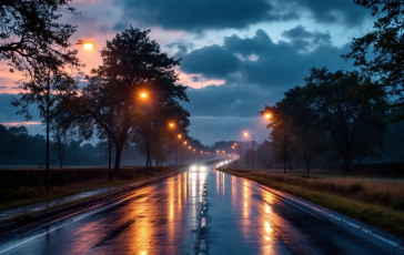 Immagine di un incidente stradale nel Tarantino