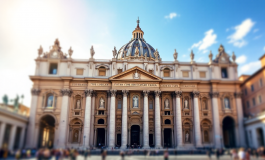 Fedeli in lacrime durante l'ultimo saluto a Papa Francesco