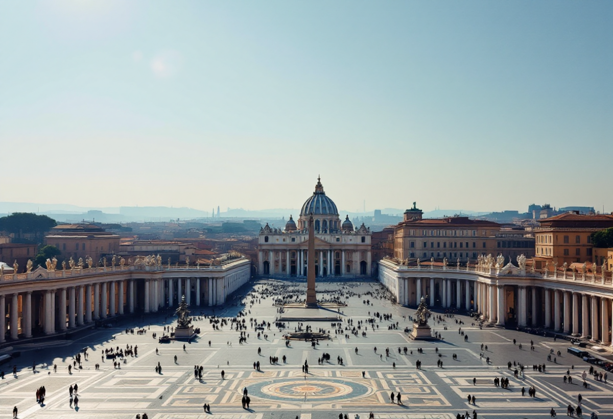 Le lunghe code per l'ultimo saluto a papa Francesco