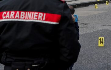 morto carbonizzato clusone