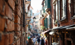 Luogo dell'accoltellamento vicino a una discoteca