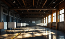 Grafico sull'affluenza alle urne nelle elezioni amministrative