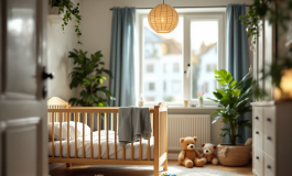 Alice Bellagamba con il suo neonato Brando Evan