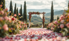 Andrea Cerioli e Arianna Cirrincione durante le nozze
