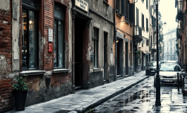 Immagine dell'arresto dell'operaio coinvolto nell'omicidio