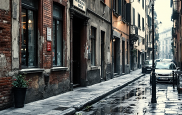 Immagine dell'arresto dell'operaio coinvolto nell'omicidio