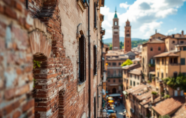 Polizia a Siena dopo l'arresto per omicidio