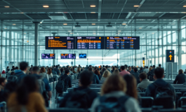 Migranti in volo su un avion patera verso nuove speranze