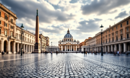 Bonifiche in corso a Piazza San Pietro per Regina Caeli
