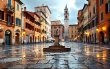 Grafico che mostra il calo dell'affluenza a Matera